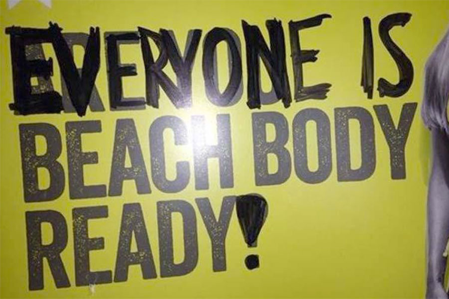 reazioni alla campagna are you beach body ready di protein world