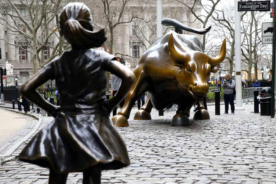 statua della fearless girl